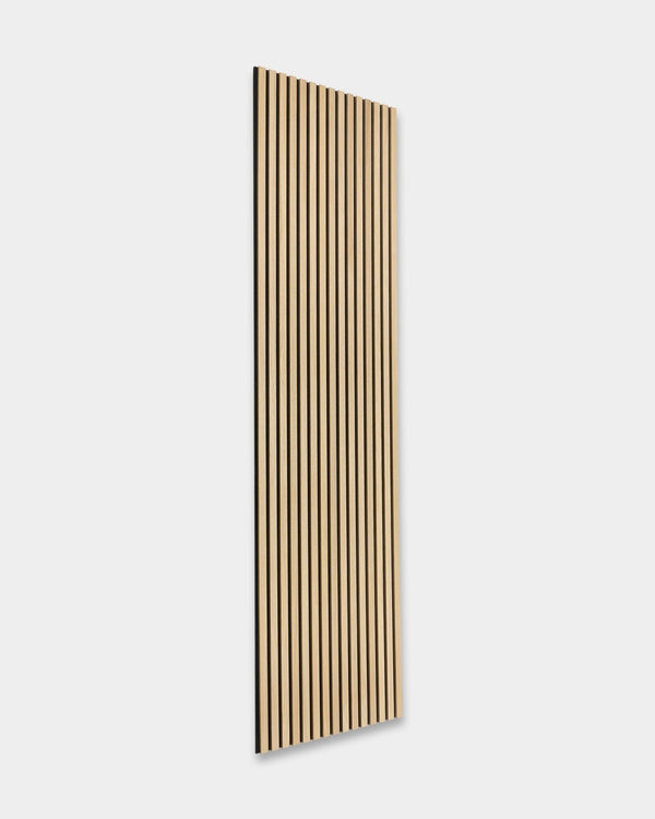 WoodUpp Akupanel Natural Wood Classic Oak Black Felt 240x60cm