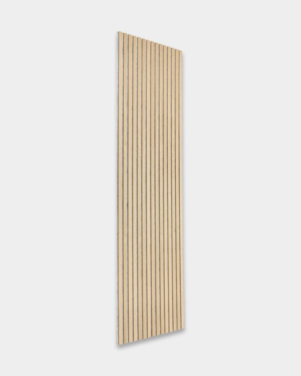 WoodUpp Akupanel Natural Wood Classic Oak Grey Felt 240x60cm