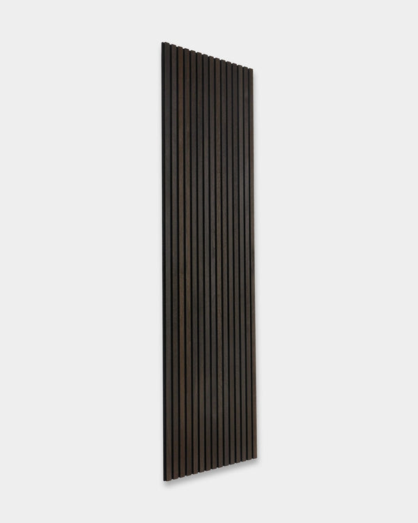 WoodUpp Akupanel Natural Wood Rustic Smoked Oak Black Felt 240x60cm