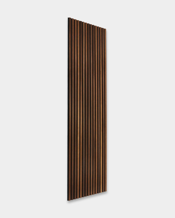 WoodUpp Akupanel Natural Wood Smoked Larch Black Felt 240x60cm