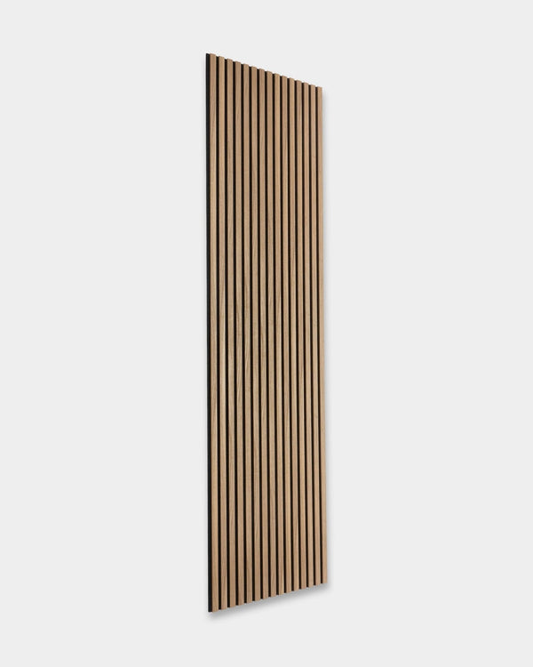 WoodUpp Akupanel Wood-Like English Walnut Black Felt 240x60cm
