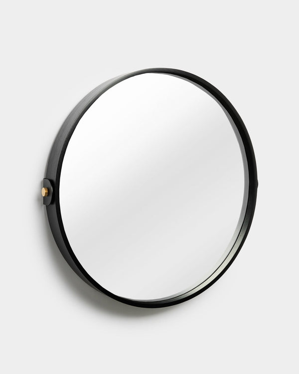 Linn Mirror Black Oak
