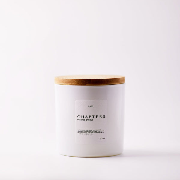 CH03 Floral Deluxe Double-Wick Scented Candle 330ml