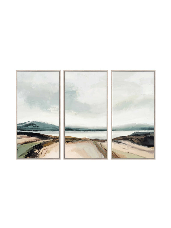 Dreamcove Wall Art Set of 3 in Emerald