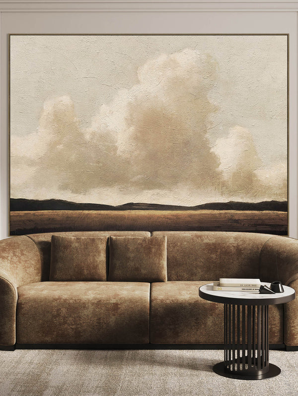 Golden Hour Wall Art in Clouds