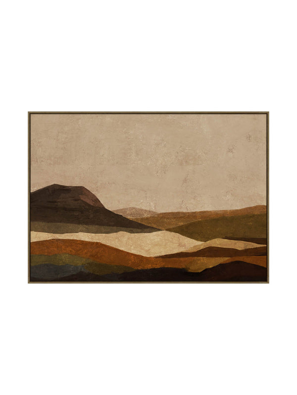 Valley of the Hills Wall Art in Terra
