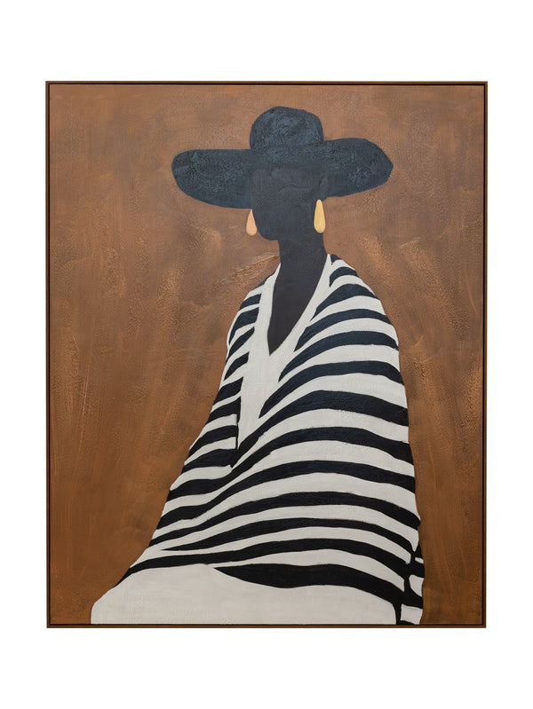 Veracruz Wall Art in Earthen Ebony