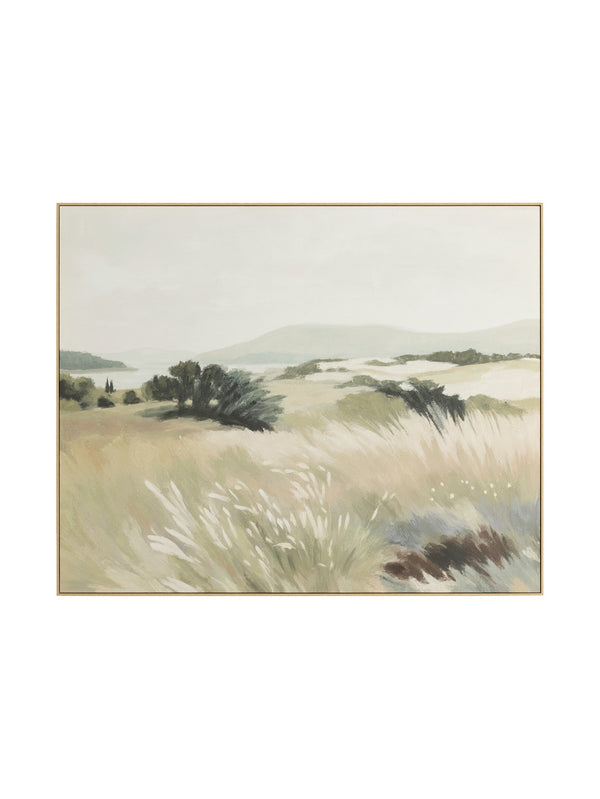 Whispering Wind Wall Art in Country Green