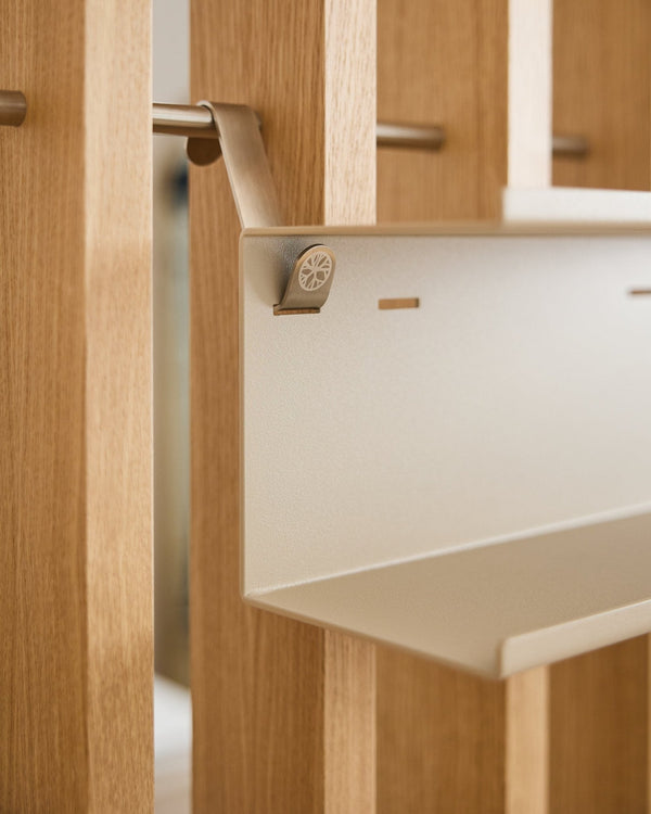 Nell Double Metal Shelf 31.7cm in use
