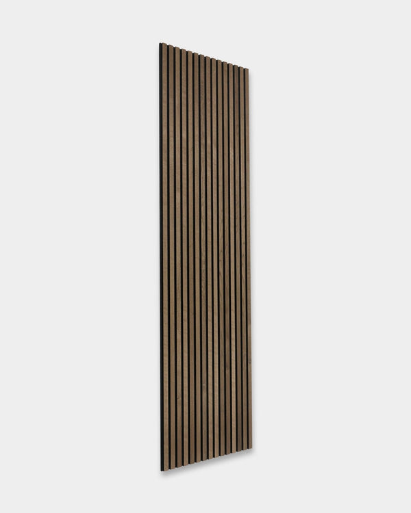 WoodUpp Akupanel Natural Wood Rustic Grey Oak Black Felt 240x60cm