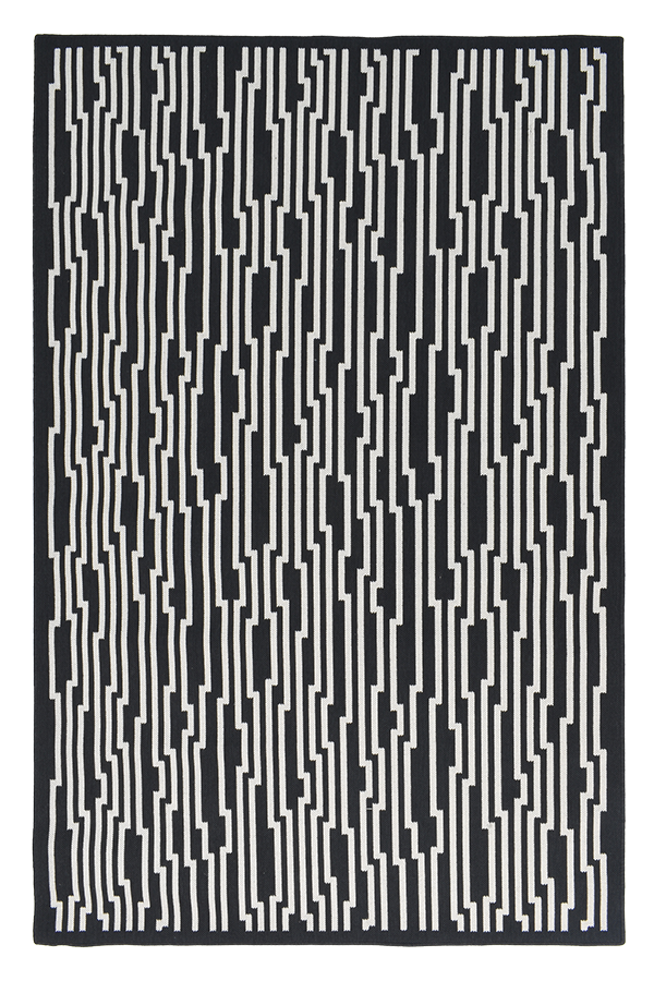 CIRCUIT BLACK Rug by Monn