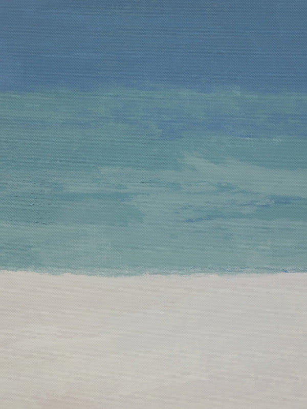 Afloat at Bay Wall Art in Azure