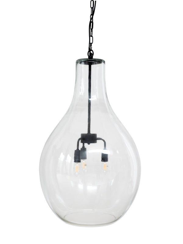 Bell Pendant in Black Sparrow