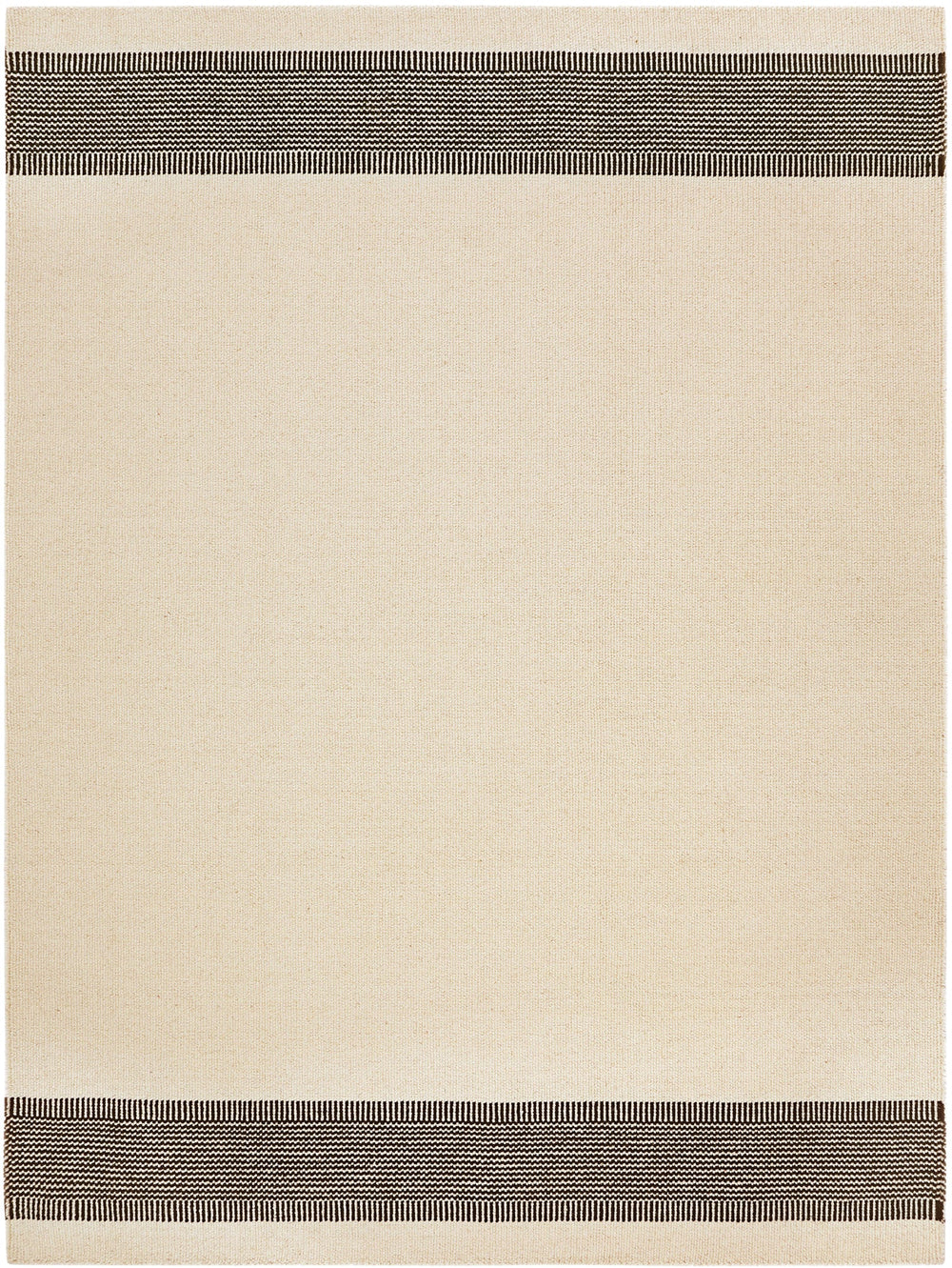 Borderline Rug in Pepper