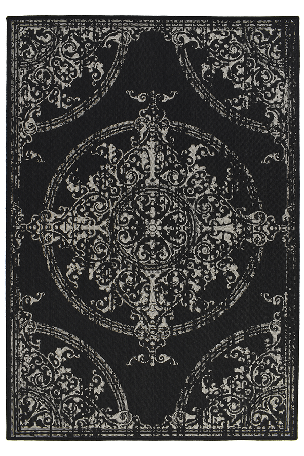 POLETTI BLACK Rug by Monn