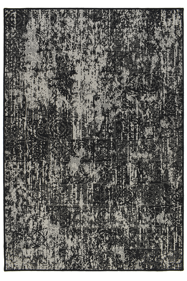 AZULEJO BLACK Rug by Monn