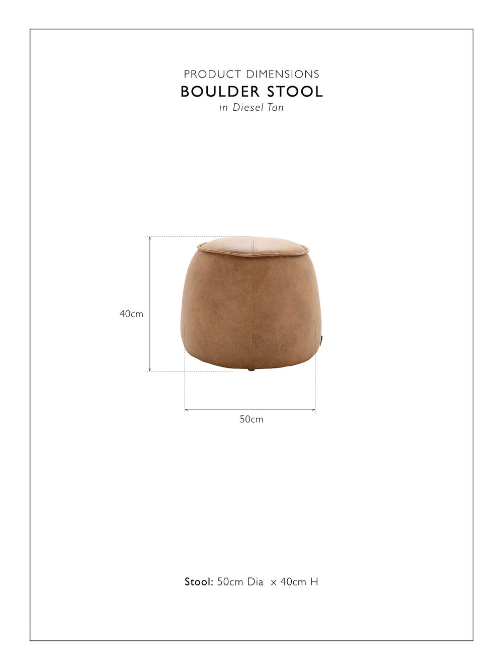 Boulder Stool