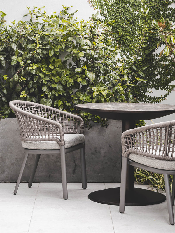 Kambala Bistro Table 4-Seater in Bark
