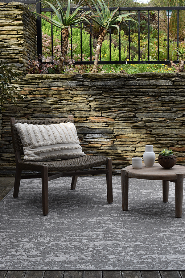 AZULEJO PEWTER Rug by Monn