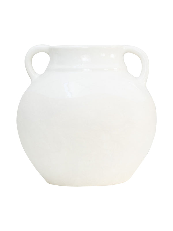 Marigold Vase in Cloud Dancer