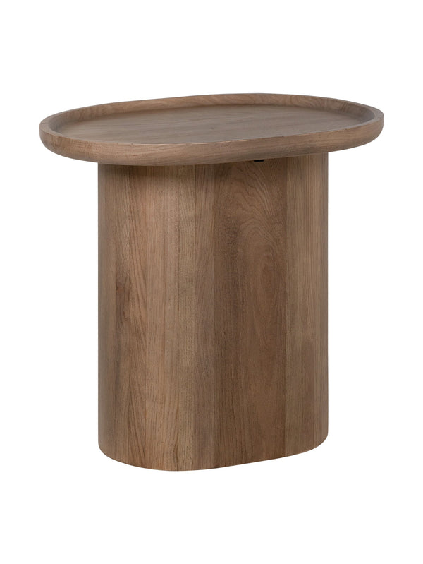 Maurula Oak Side Table in Cumin