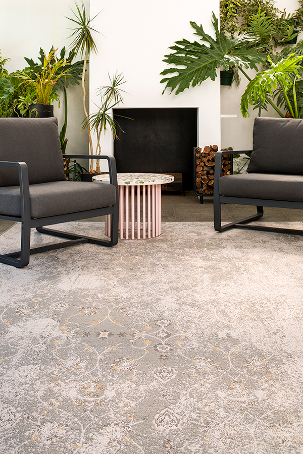 ZARI PEWTER Rug by Monn