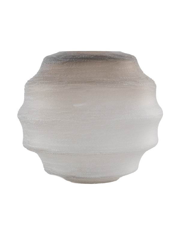 Oyster Vase Medium in Driftwood