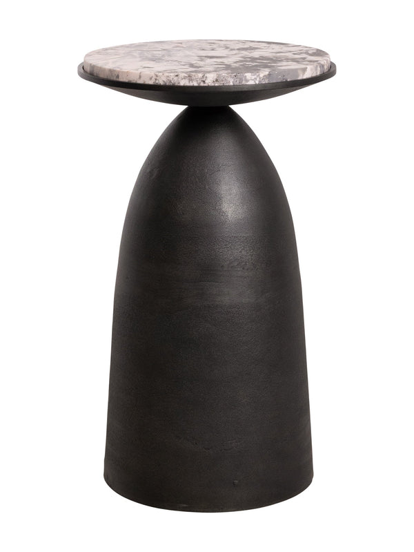 Ravenscroft Marble Side Table in Onyx