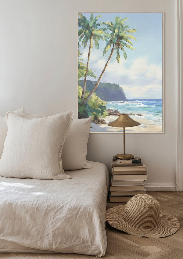 St Lucia Wall Art in Azure