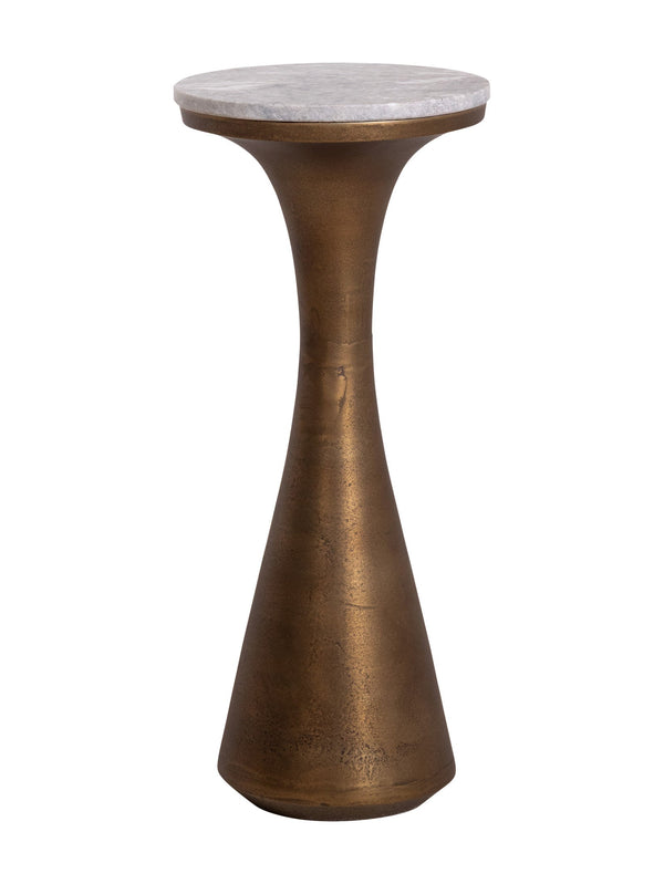 Tilly Marble Side Table in Nature