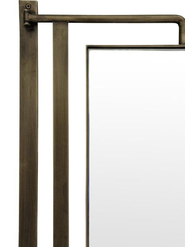 Vanity Affair Mirror Antique Brass 2