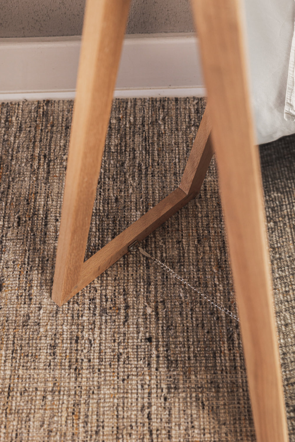 Victor Oak Floor Mirror Pecan Styled 5