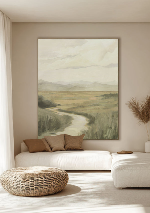 Wandering Trail Wall Art in Meadow