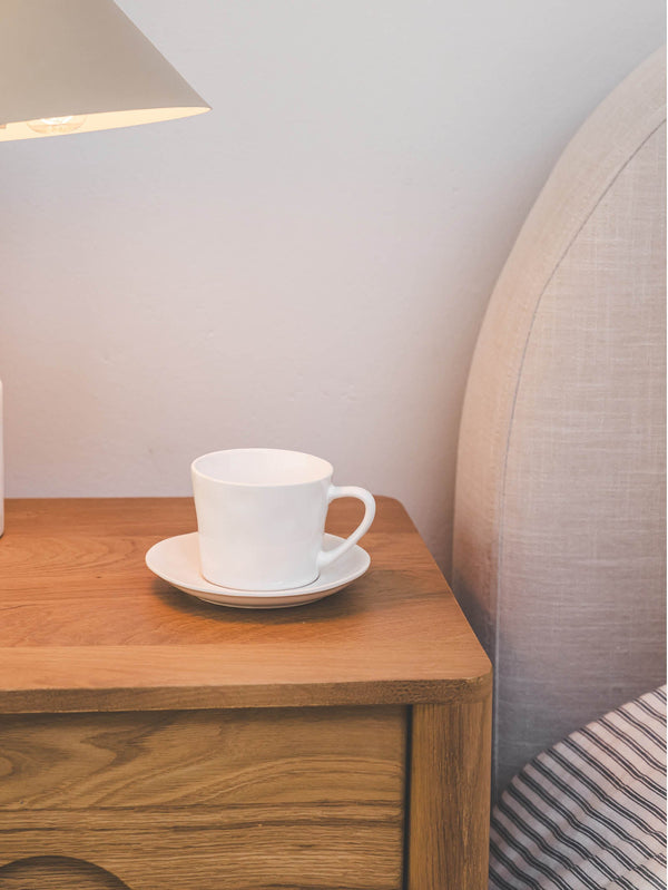Wholesome Cup & Saucer Set 4 - Salt