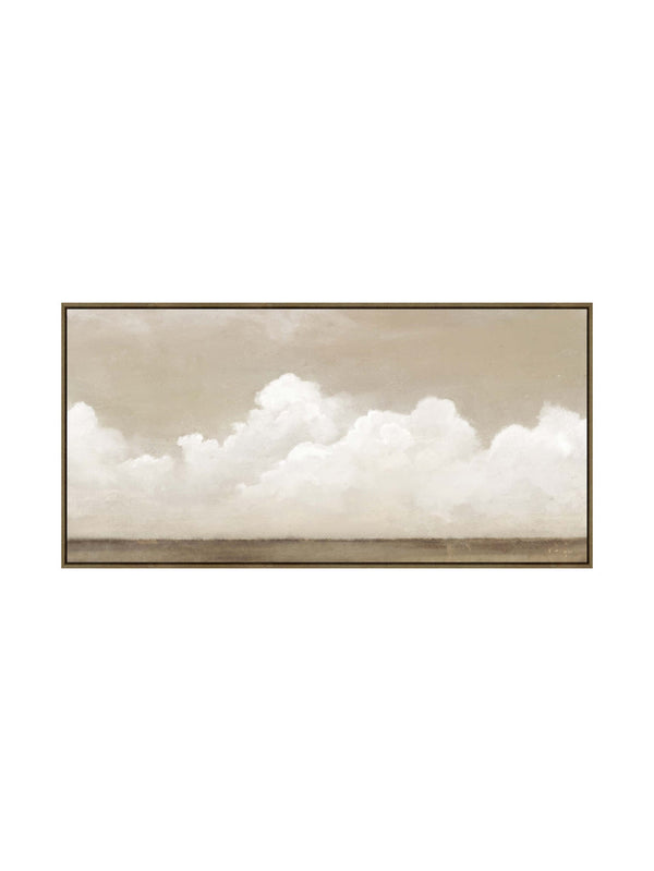 Dreamy Clouds Wall Art in Sepia