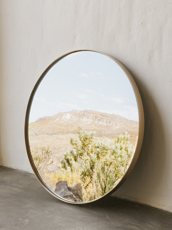Orta Mirror Antique Brass 2